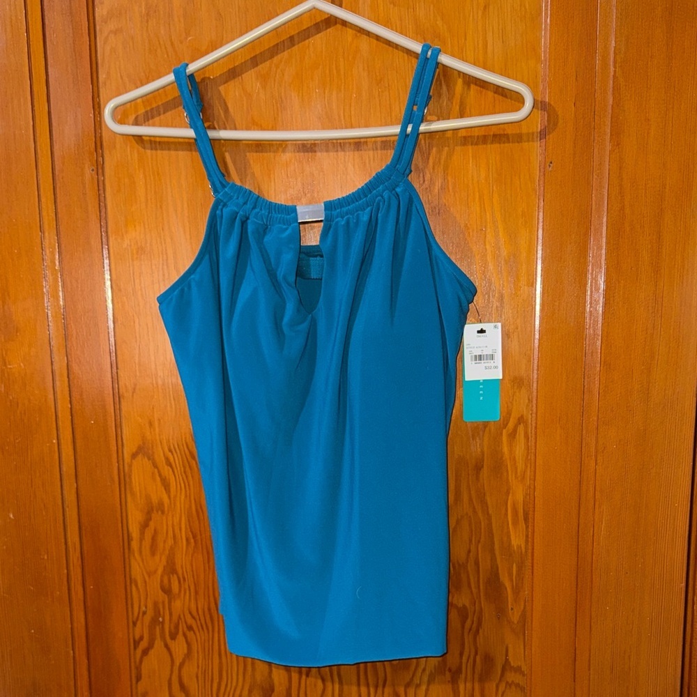Aqua Green Teal Camisole Top
